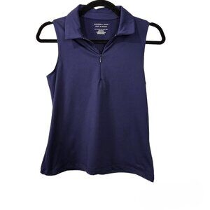 Sincerely Jules Golf & Tennis Navy Performance Tank Top
